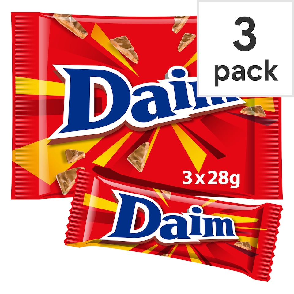 Daim Milk Chocolate Bar 3 Pack Multipack