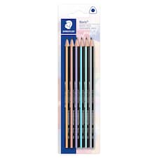 Staedtler Noris Hb Pastel Pencil 6 Pack