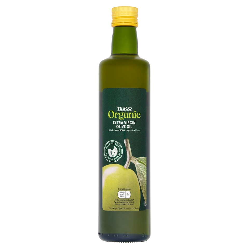 Tesco Organic Extra Virgin Olive Oil 500Ml