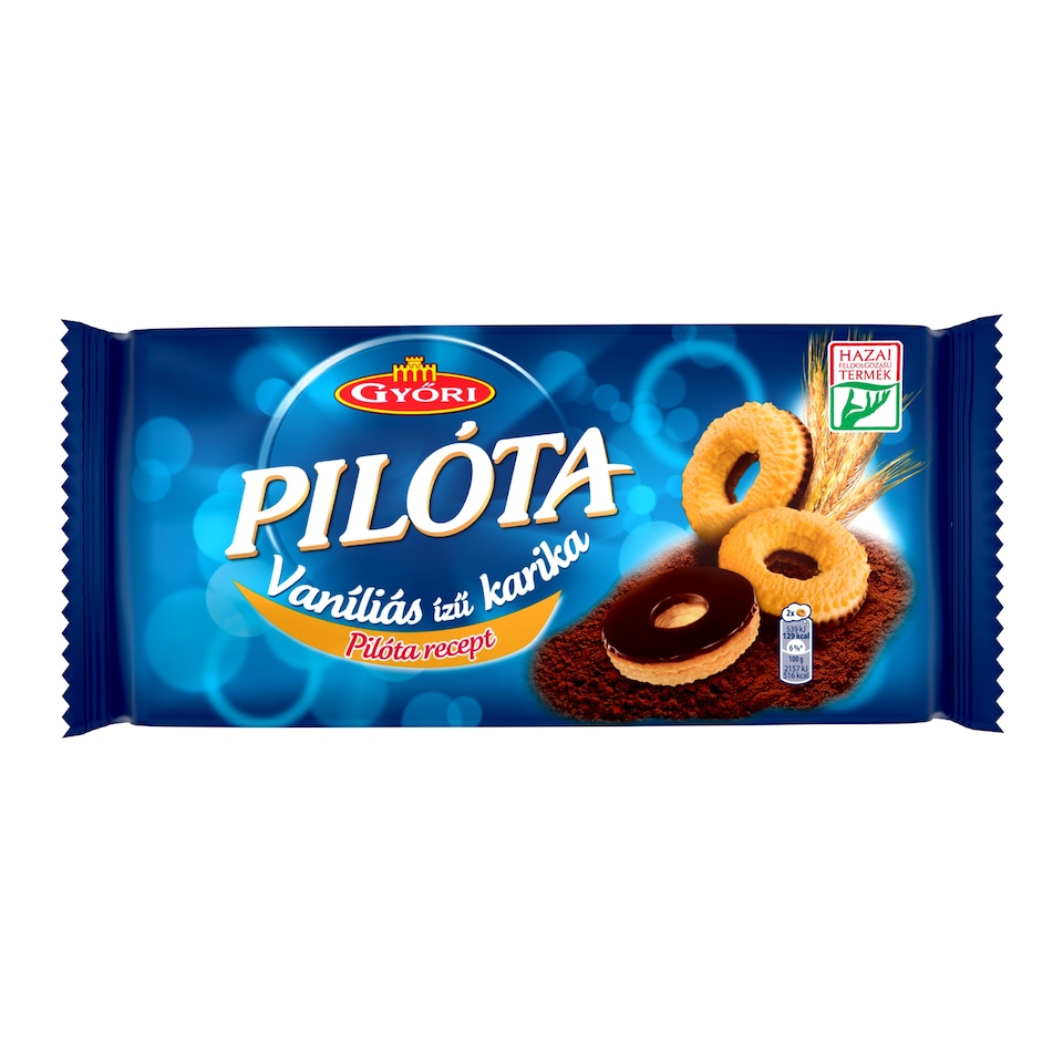 Győri Pilóta Vanilla Rings 300 g