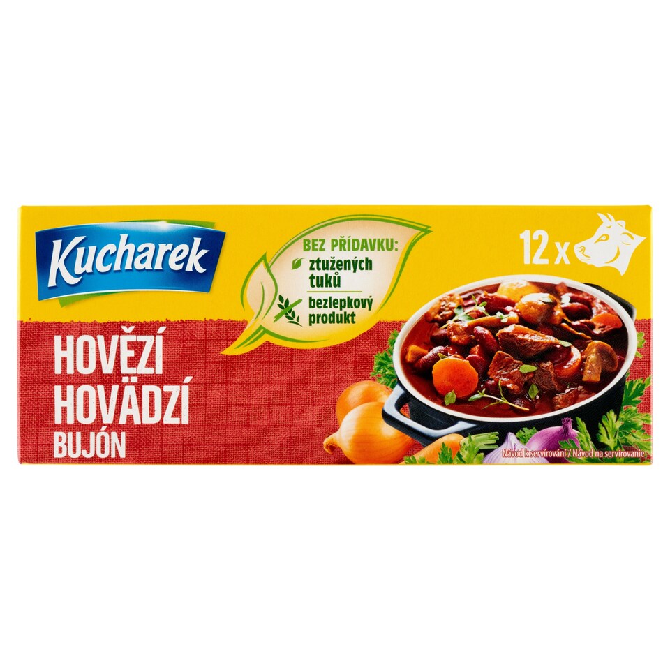 image 1 of Kucharek Beef Broth 12 x 10 g (120 g)