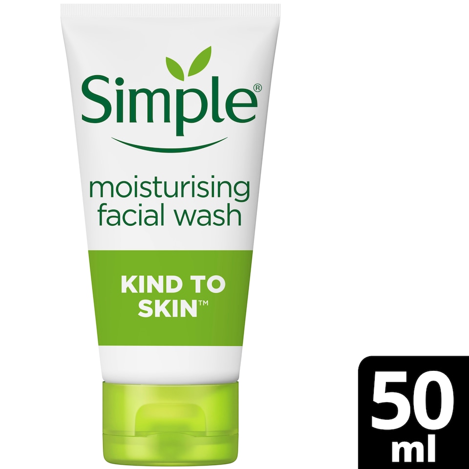 image 1 of Simple Moisturising Facial Wash 50Ml