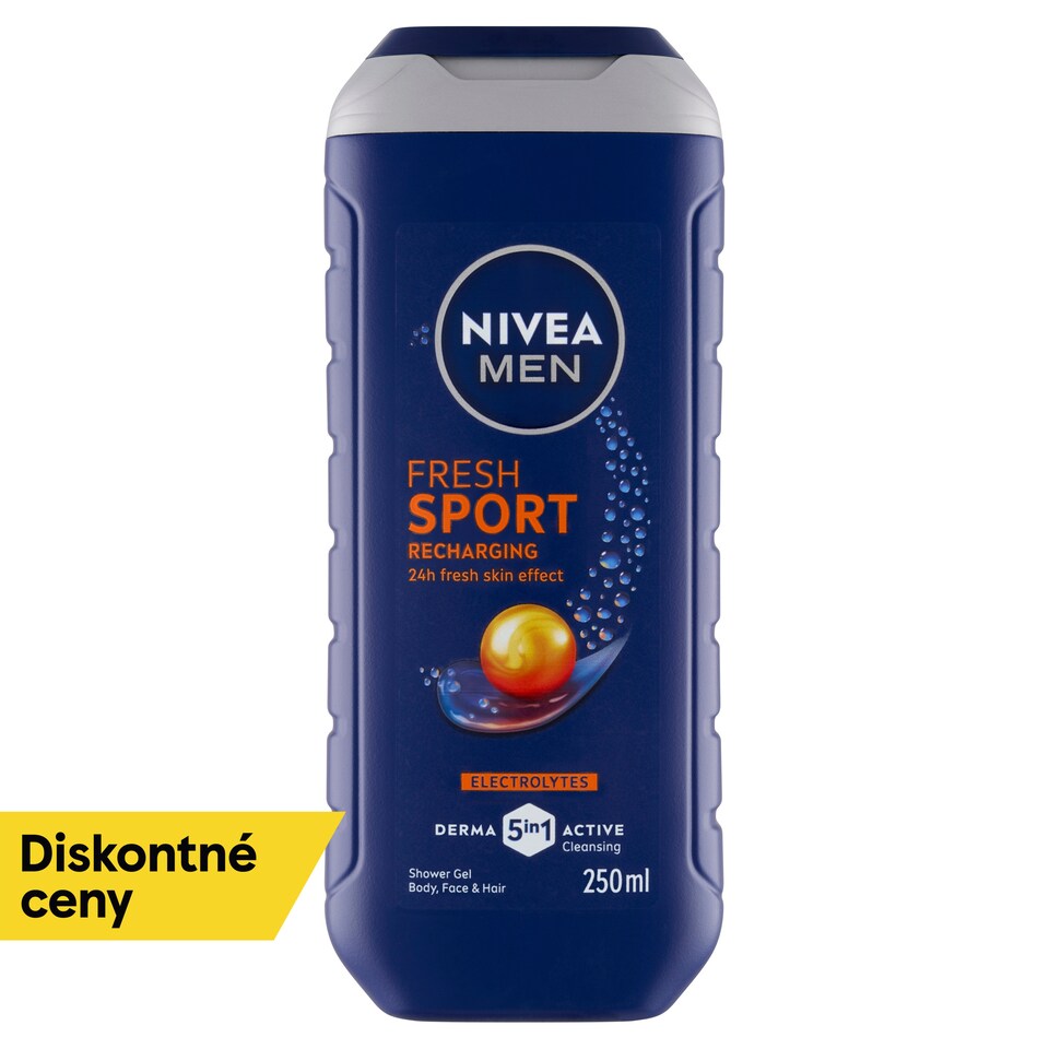 obrázok 1 z Nivea Men Fresh Sport 5 v 1 Sprchovací gél 250 ml