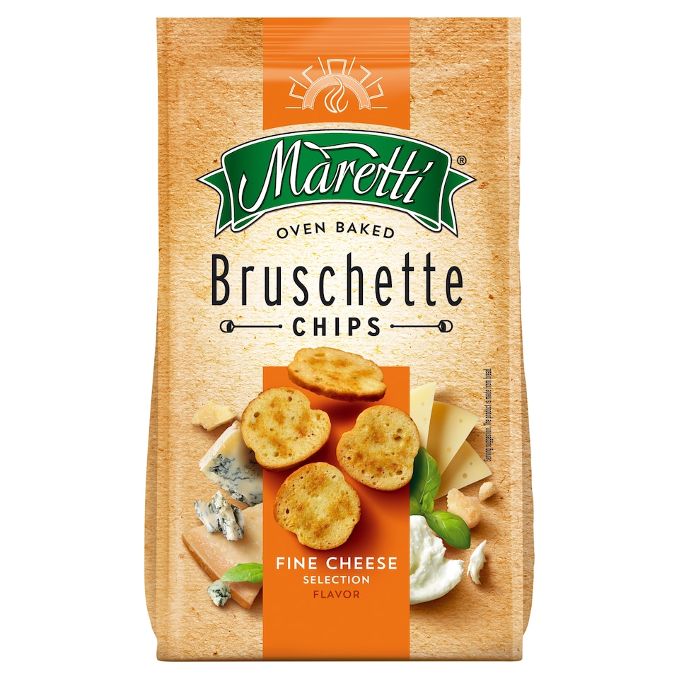 Maretti Oven Baked Bruschette Fine Cheese Selection Flavour 70g
