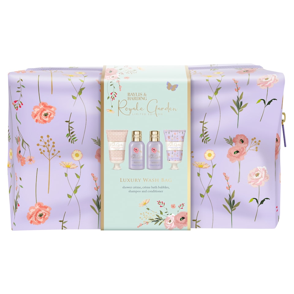 image 1 of Baylis & Harding Royale Garden Luxury Wash Bag Gift Set