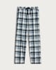 image 4 of F&F Fleece Check Print Drawstring Pyjama Bottoms in Multi