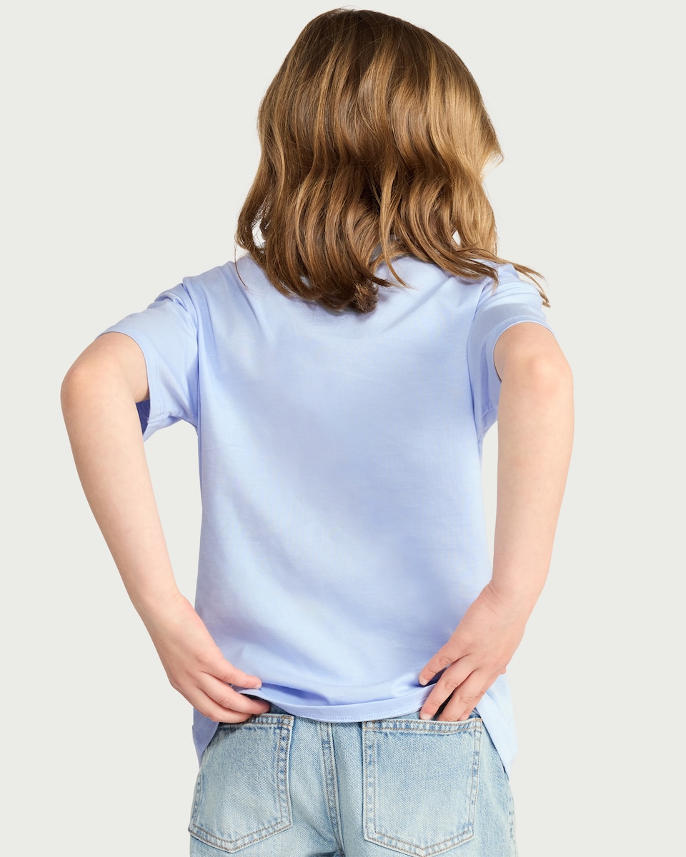 image 1 of K-Pop Demon Hunters Pure Cotton T-Shirt in Blue