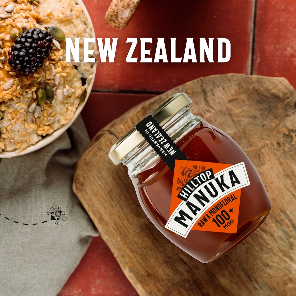 image 1 of Hilltop Premium Manuka 100+ Mgo Honey Of New Zealand 225G