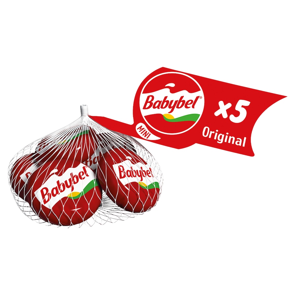 Babybel Mini Original poloměkký zrající plnotučný sýr 5 x 20g (100g)