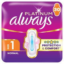 Always Platinum Hygienické Vložky Normal (Velikost 1) 30 Ks
