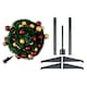 image 3 of Tesco 6FT Pop Up Traditional Pre Lit Christmas Tree