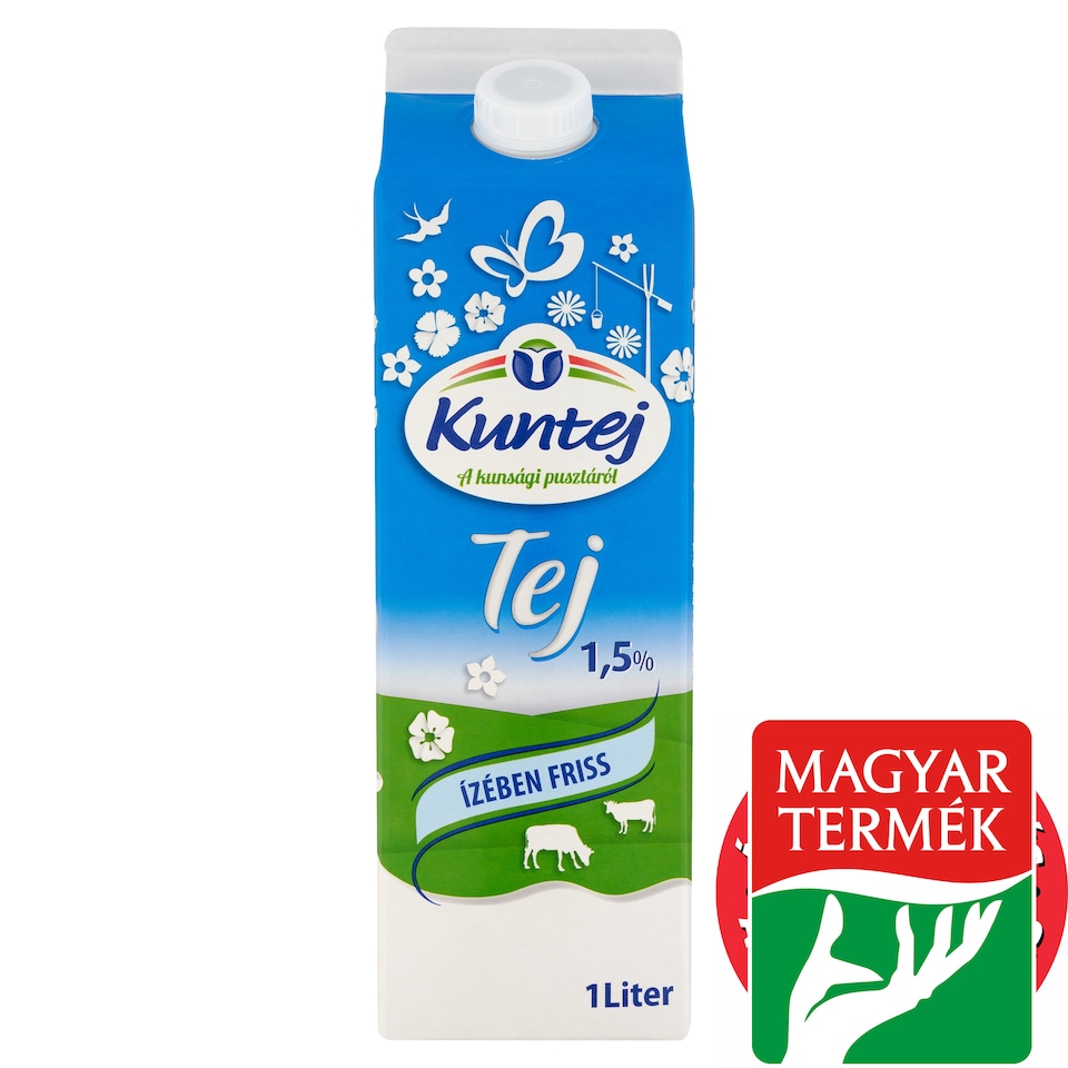 Kuntej ESL zsírszegény tej 1,5% 1 l