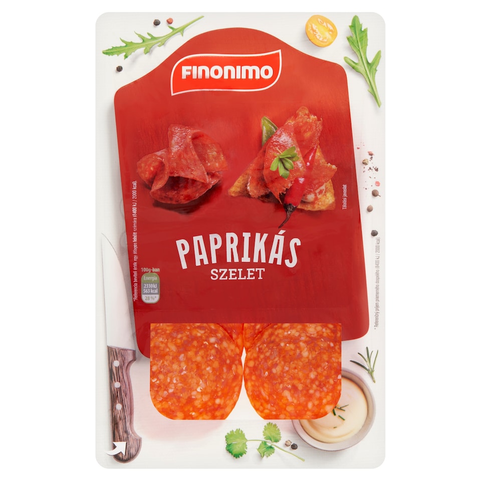 Finonimo szeletelt paprikás szelet 55 g