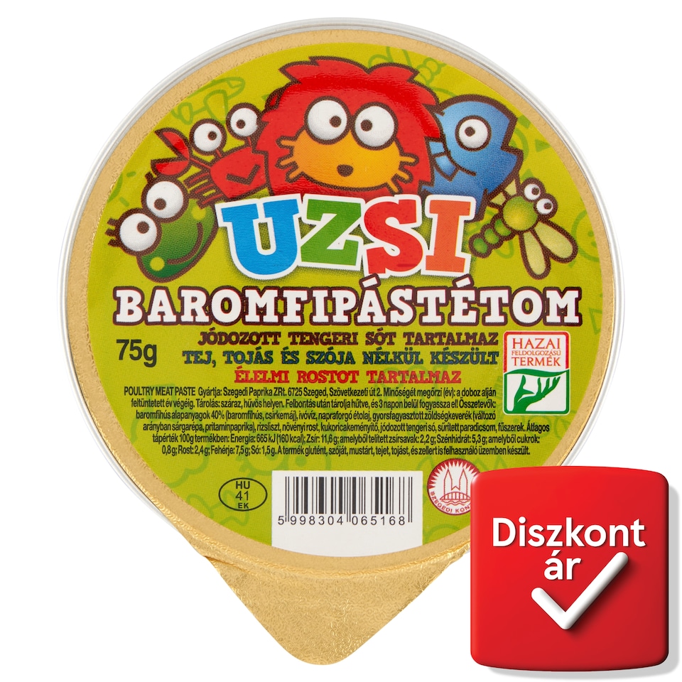 Uzsi baromfipástétom 75 g  1. kép