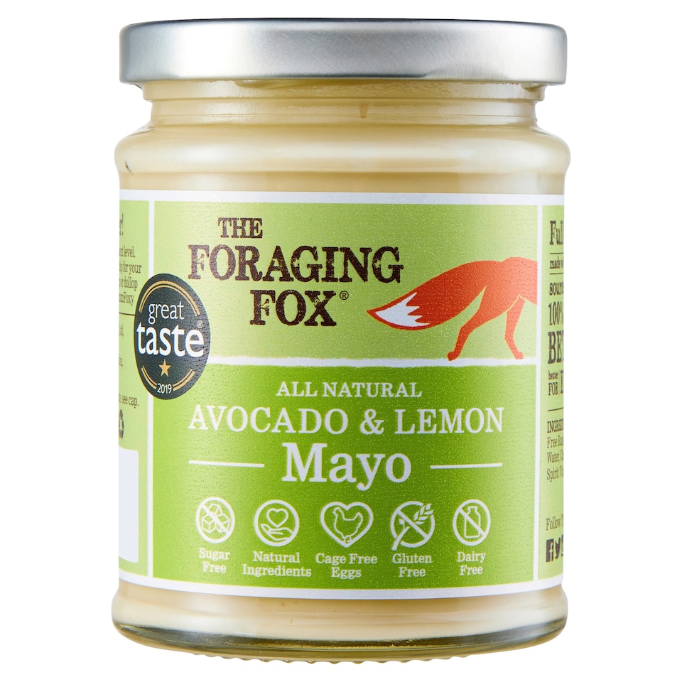 image 1 of The Foraging Fox Avocado & Lemon Mayonnaise 240G