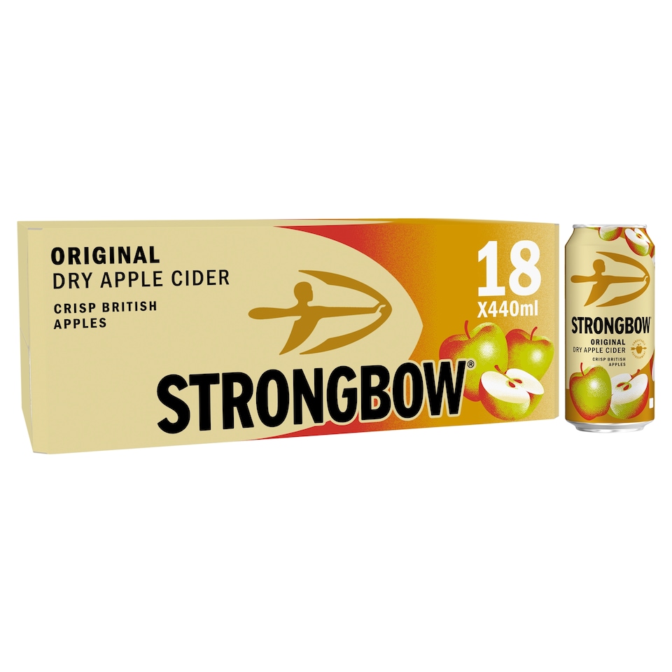 Strongbow Original Cider Can 18x440ml