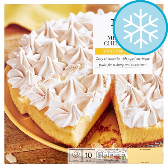 Tesco Lemon Meringue Cheesecake 840G Tesco Groceries