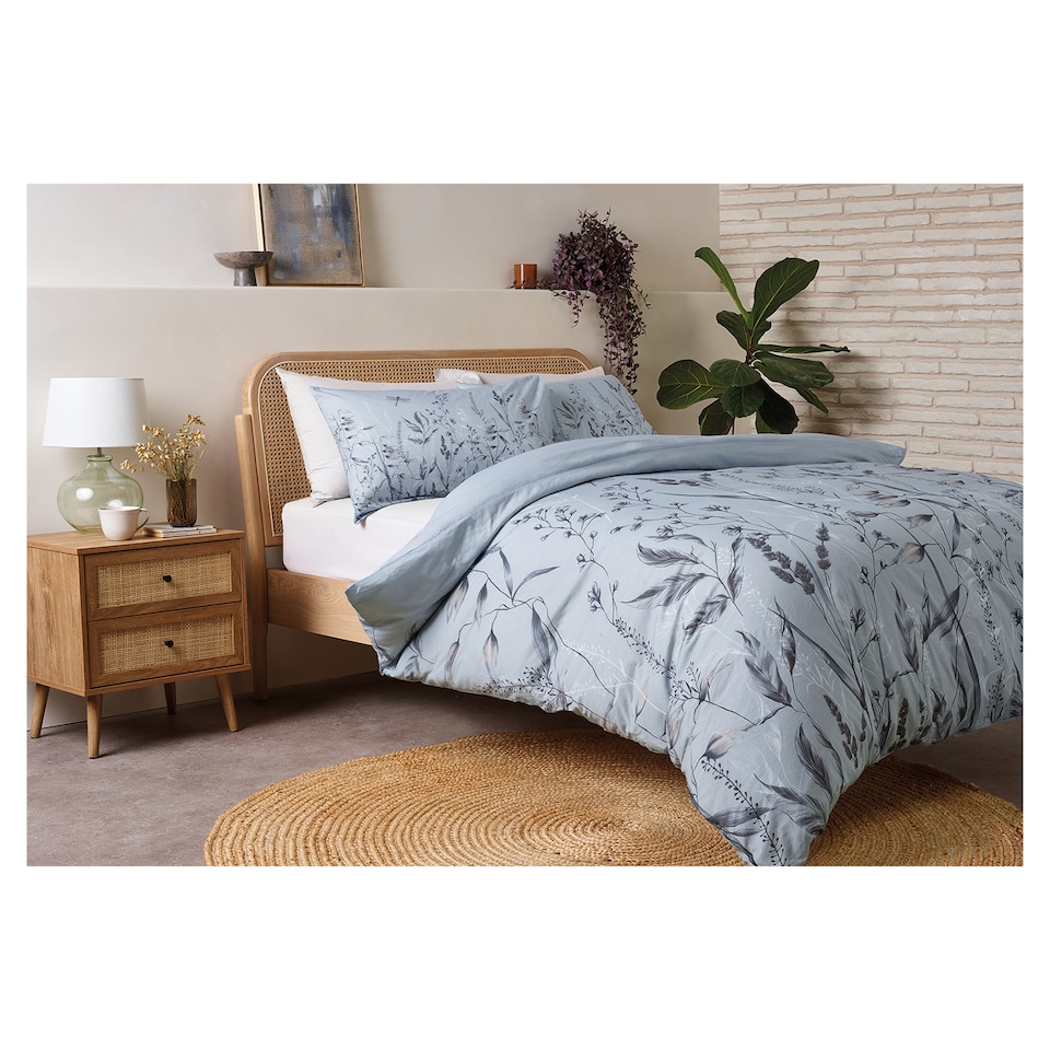 F&F Home Botanical Dragonfly Duvet Set Super King