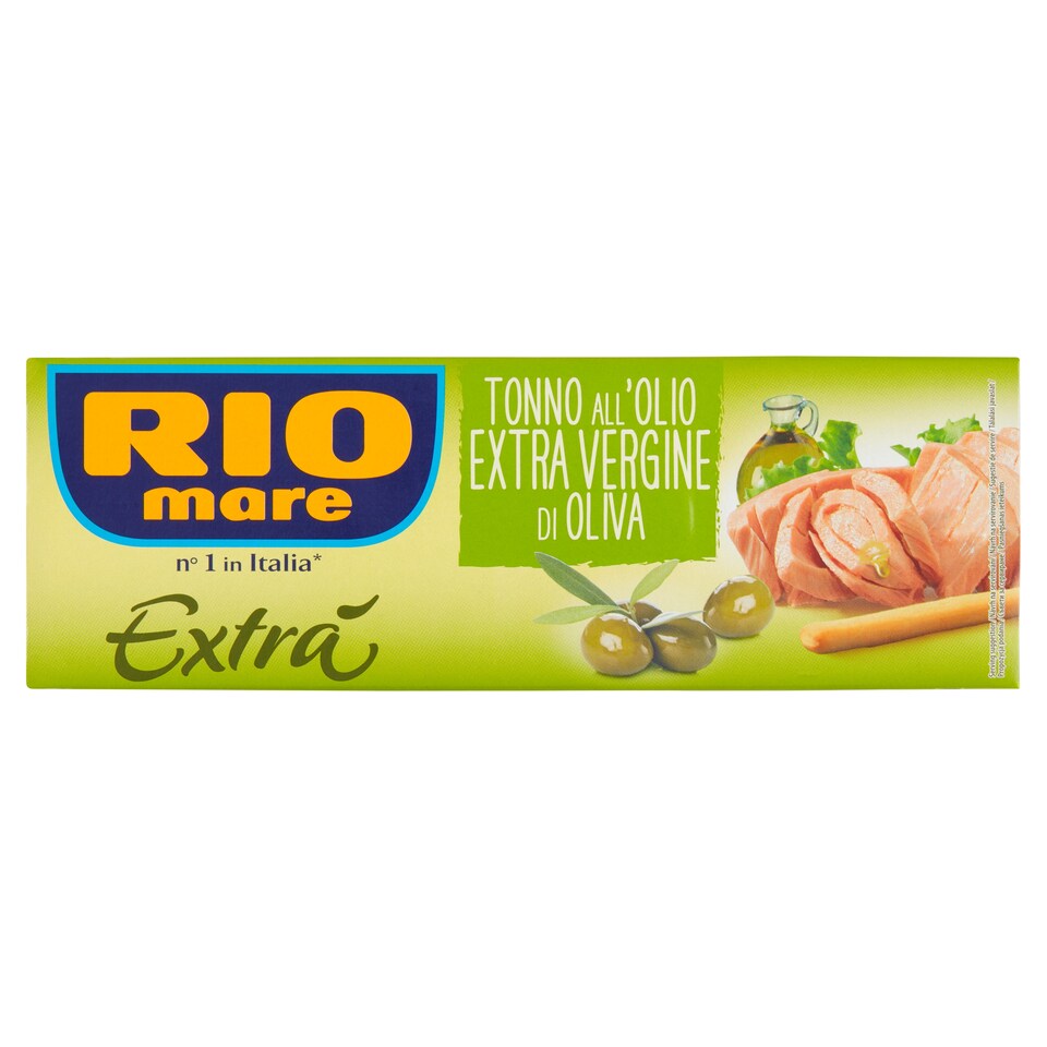 image 1 of Rio Mare Tuna in Extra Virgin Olive Oil 3 x 80g