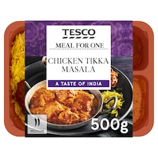 Tesco Chicken Tikka Masala Meal For One 500g - Tesco Groceries