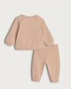 image 2 of F&F Baby 2-Piece Cotton Rich My Favourite Treat Sweatshirt and Jogger Set in Neutral