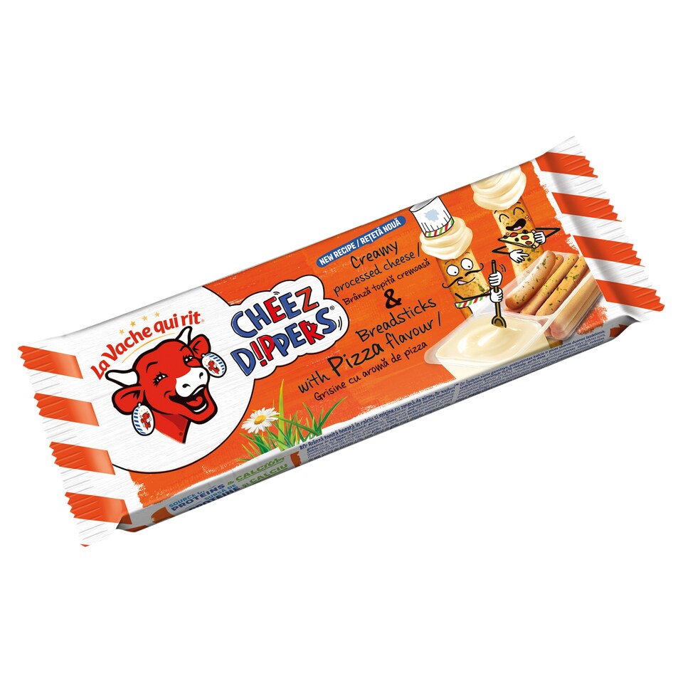 La Vache Qui Rit Cheese Dippers ömlesztett sajtkészítmény kenyérrudacskákkal 35 g