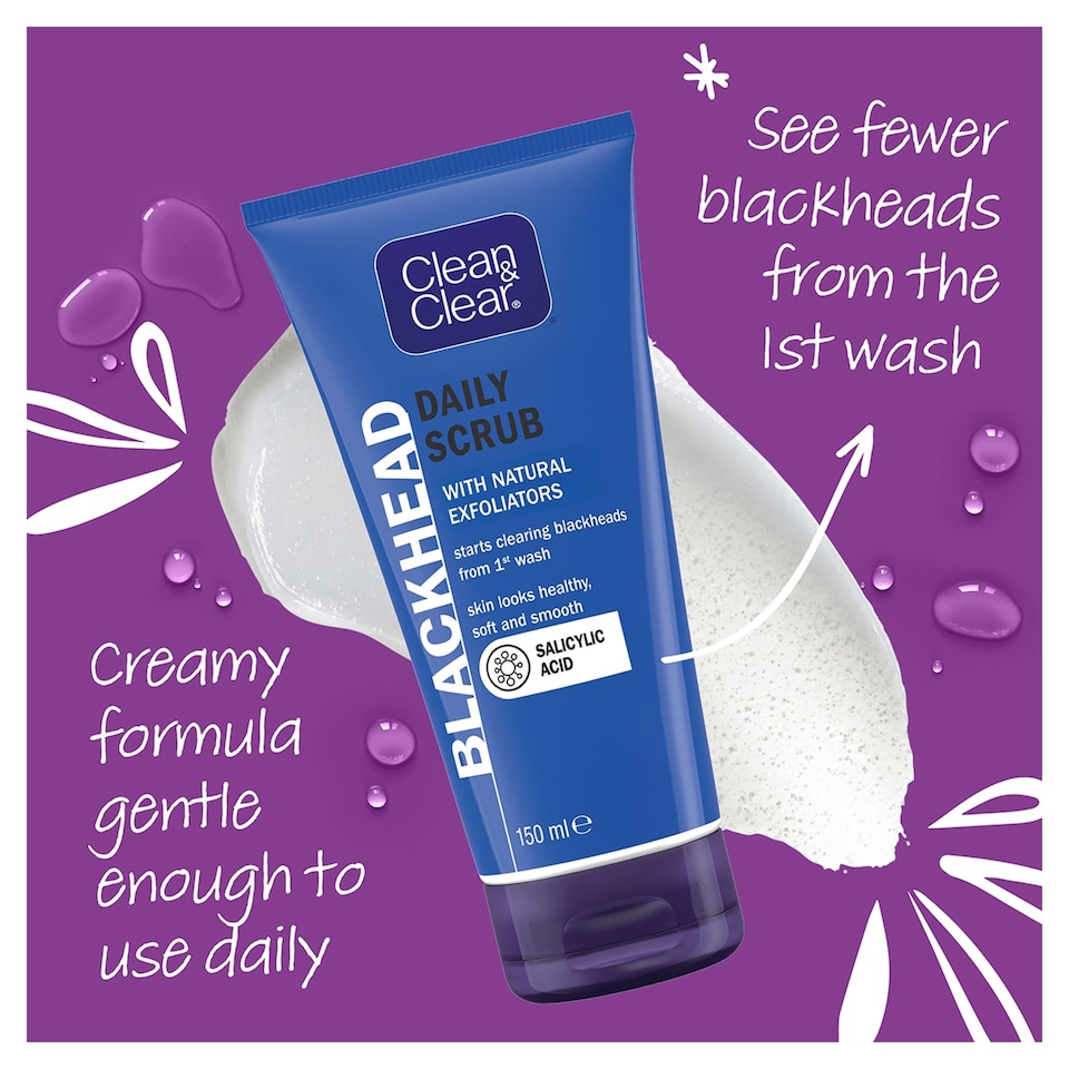 image 1 of CLEAN & CLEAR Blackhead Clearing Daily Scrub 150ml