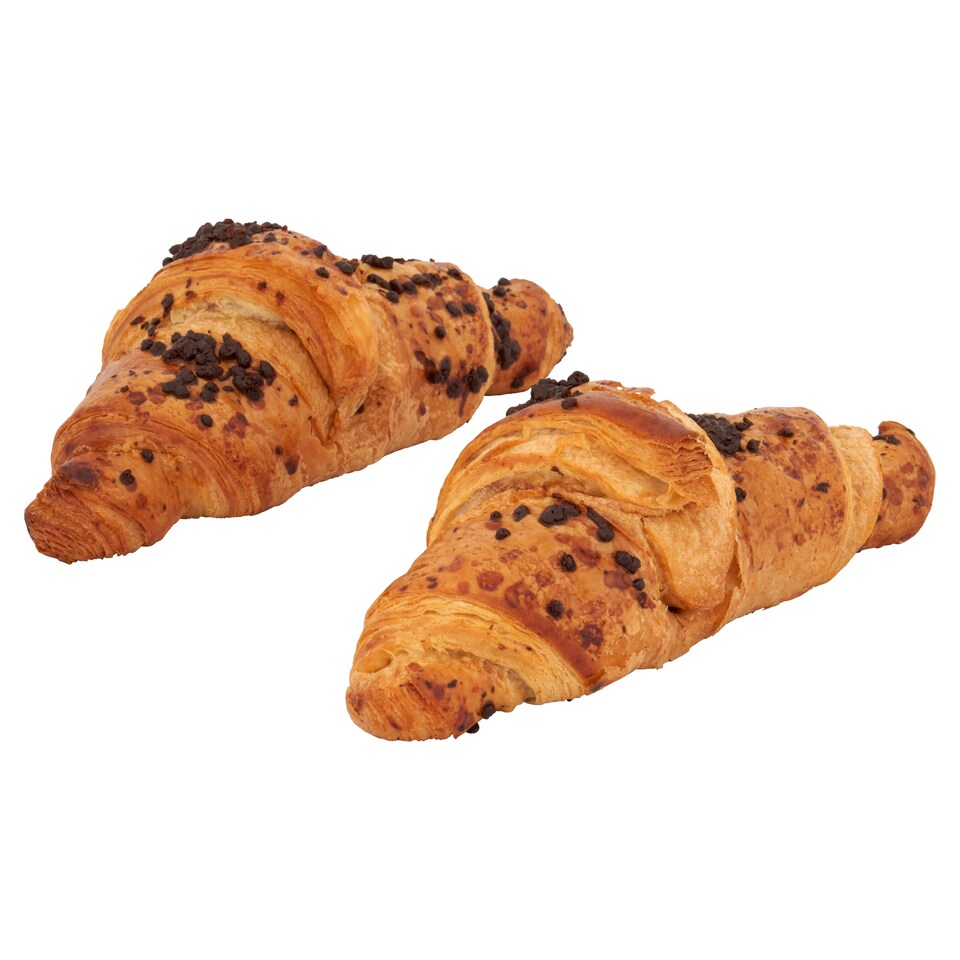 image 1 of Tesco All Butter Chocolate Croissant 2 Pack