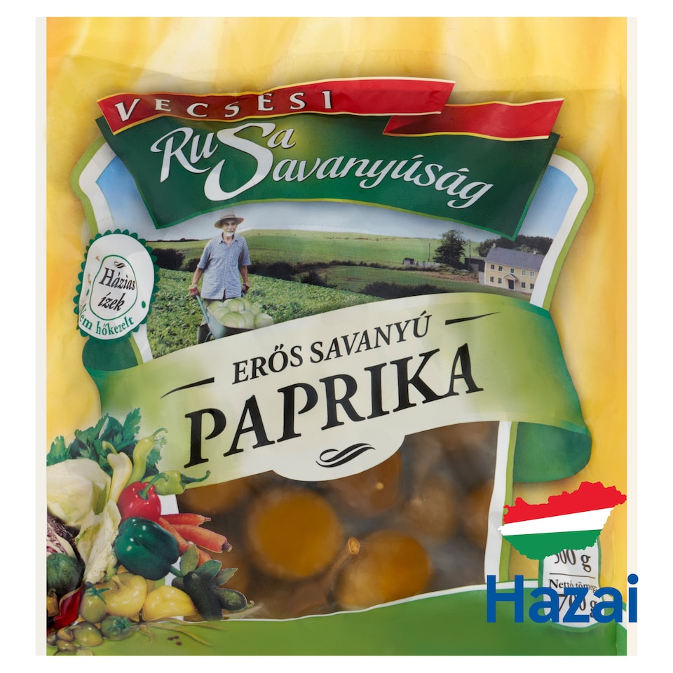 Rusa Savanyúság vecsési erős savanyú paprika 700 g