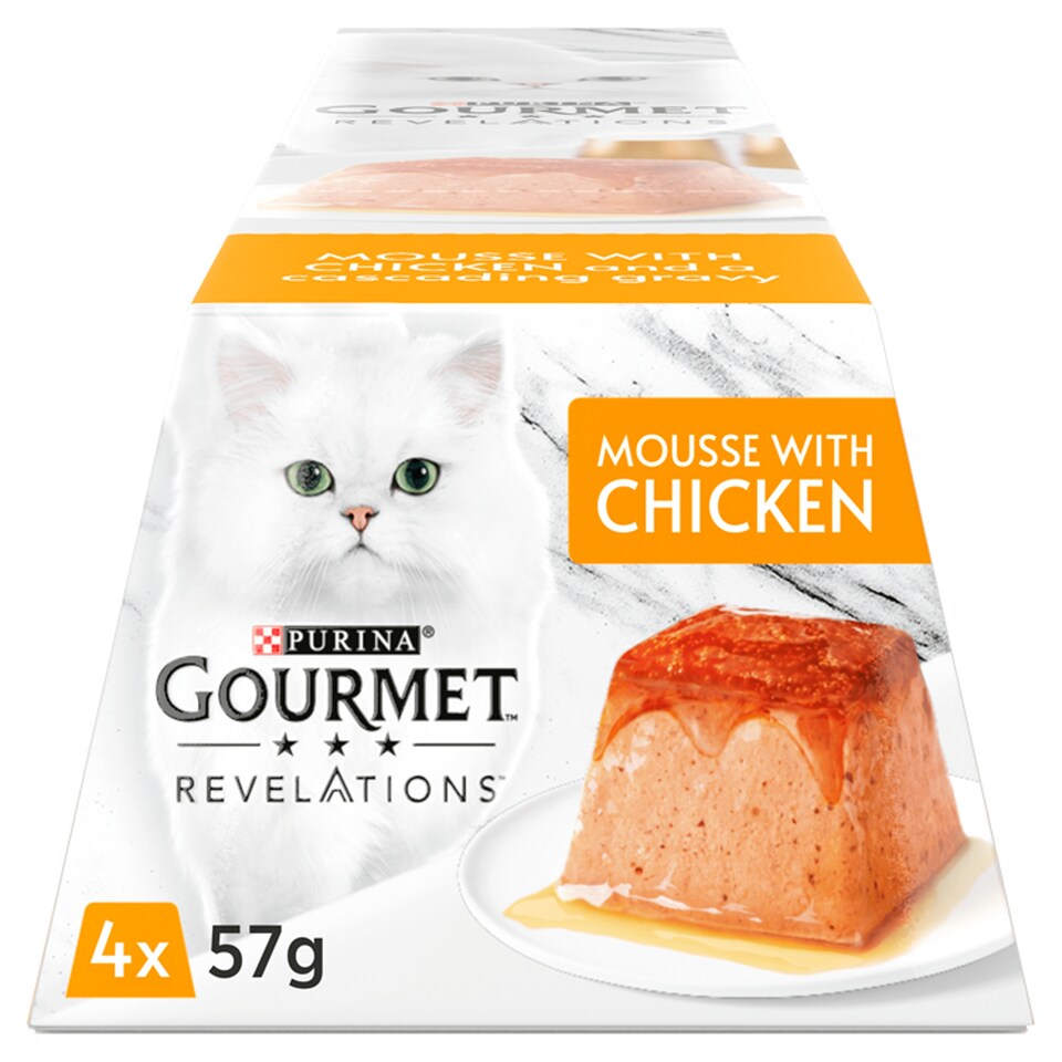image 1 of Gourmet Revelations Cat Food Chicken 4X57G