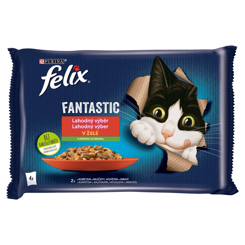 FELIX Fantastic Choice with Vegetables 4 x 85g