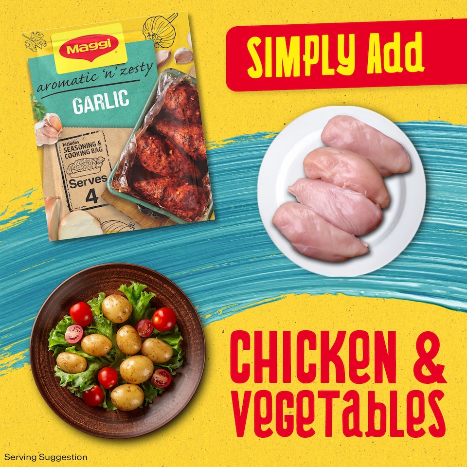 image 1 of Maggi So Juicy Garlic Recipe Mix 30g