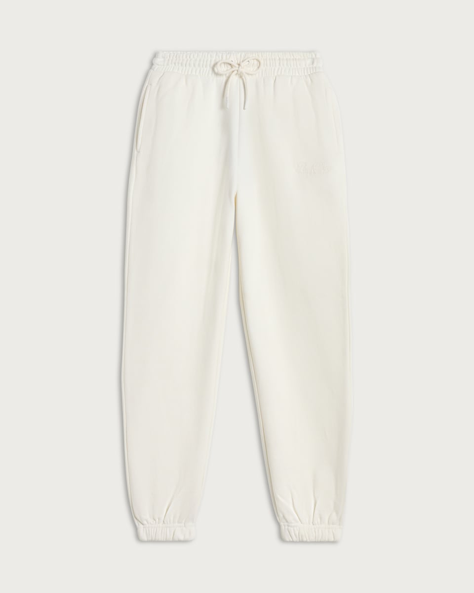 image 1 of F&F Active AFTERCLASS Rest Day Cuffed Co-ord Joggers in Cream