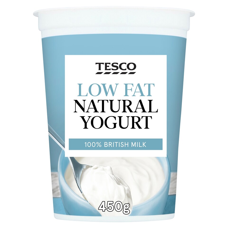 Tesco Low Fat Natural Yogurt 500G