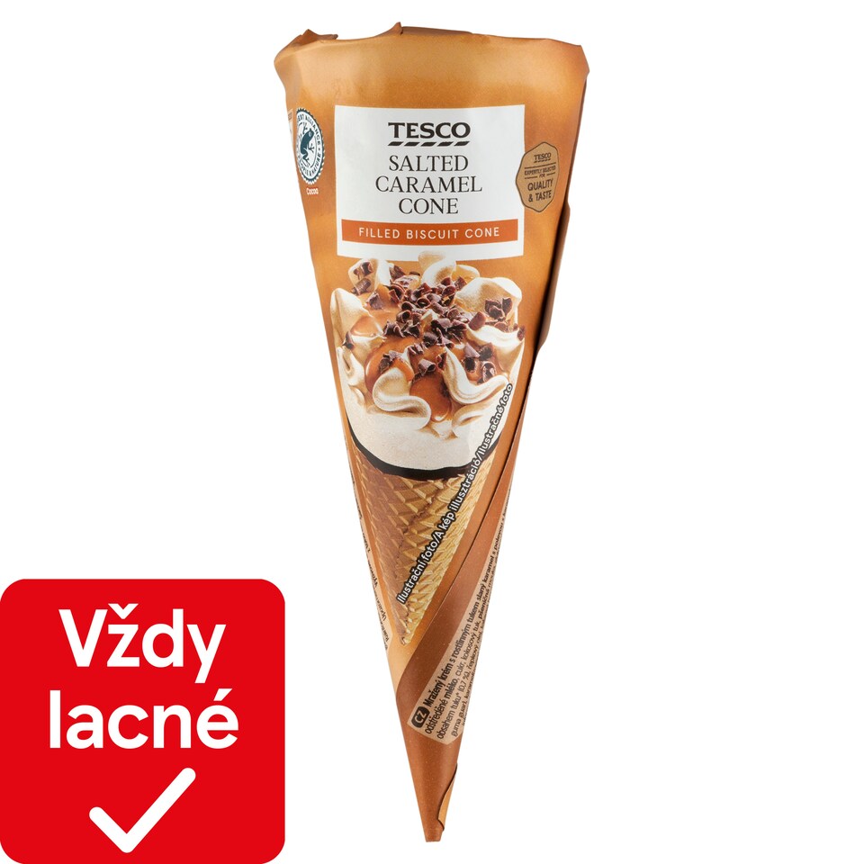 Tesco Salted Caramel Cone 120 ml