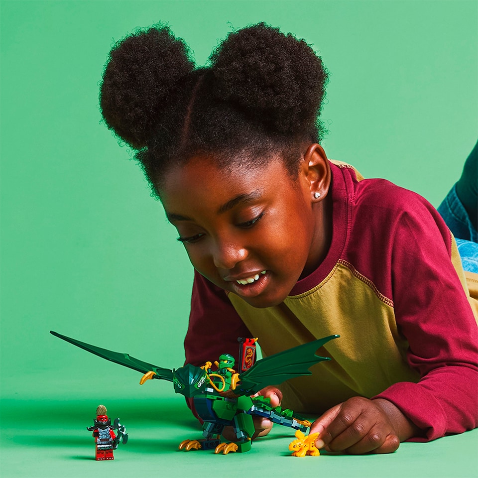 obrázok 1 z LEGO NINJAGO 71829 Lloydov zelený lesný drak