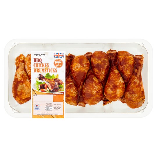Tesco Bbq Chicken Drumsticks 1.5kg Tesco Groceries