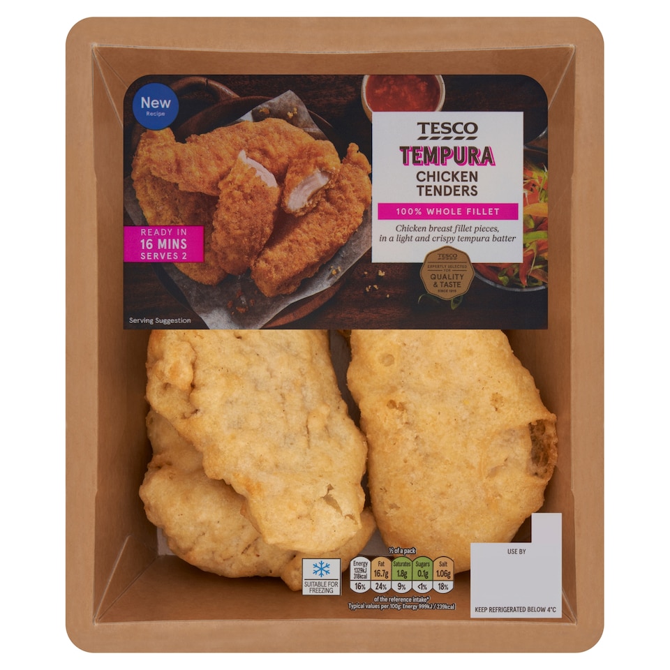 Tesco Tempura Chicken Tenders 305g