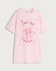 image 4 of Disney Stitch Pure Cotton Nightdress in Pink