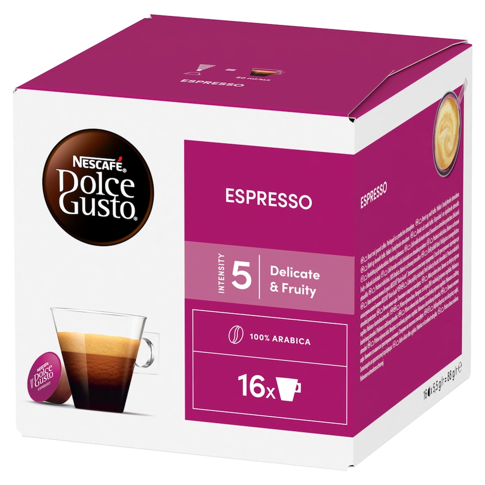 image 1 of NESCAFÉ Dolce Gusto Espresso Coffee Capsule 16 x 5,5 g (88 g)