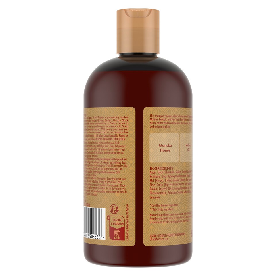 image 1 of Shea Moisture Manuka Honey & Mafura Oil Shampoo 384ML