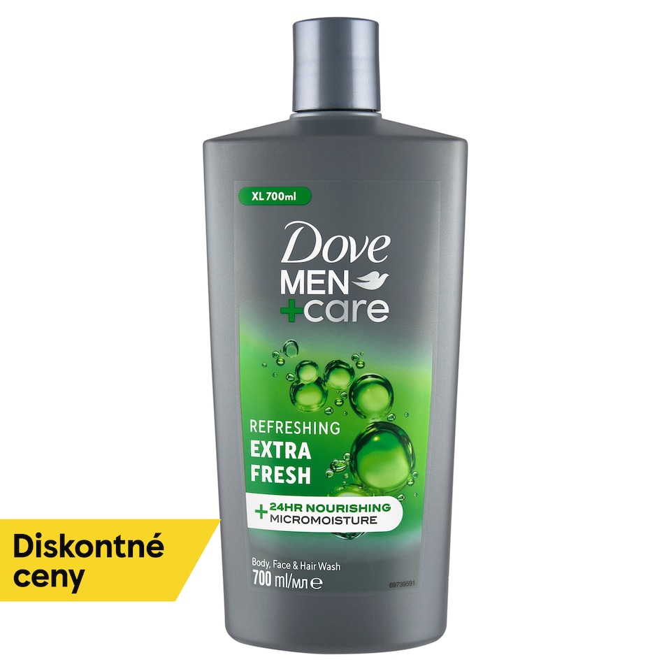 obrázok 1 z Dove Men+Care Extra Fresh sprchovací gél 700 ml