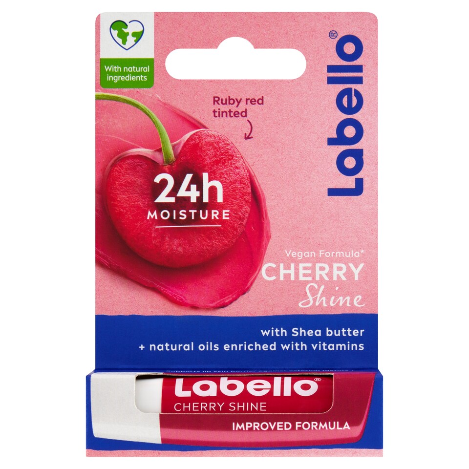 obrázok 1 z Labello Cherry Shine Ošetrujúci balzam na pery 4,8 g