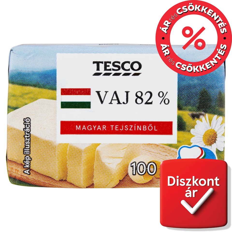 Tesco vaj 82% 100 g