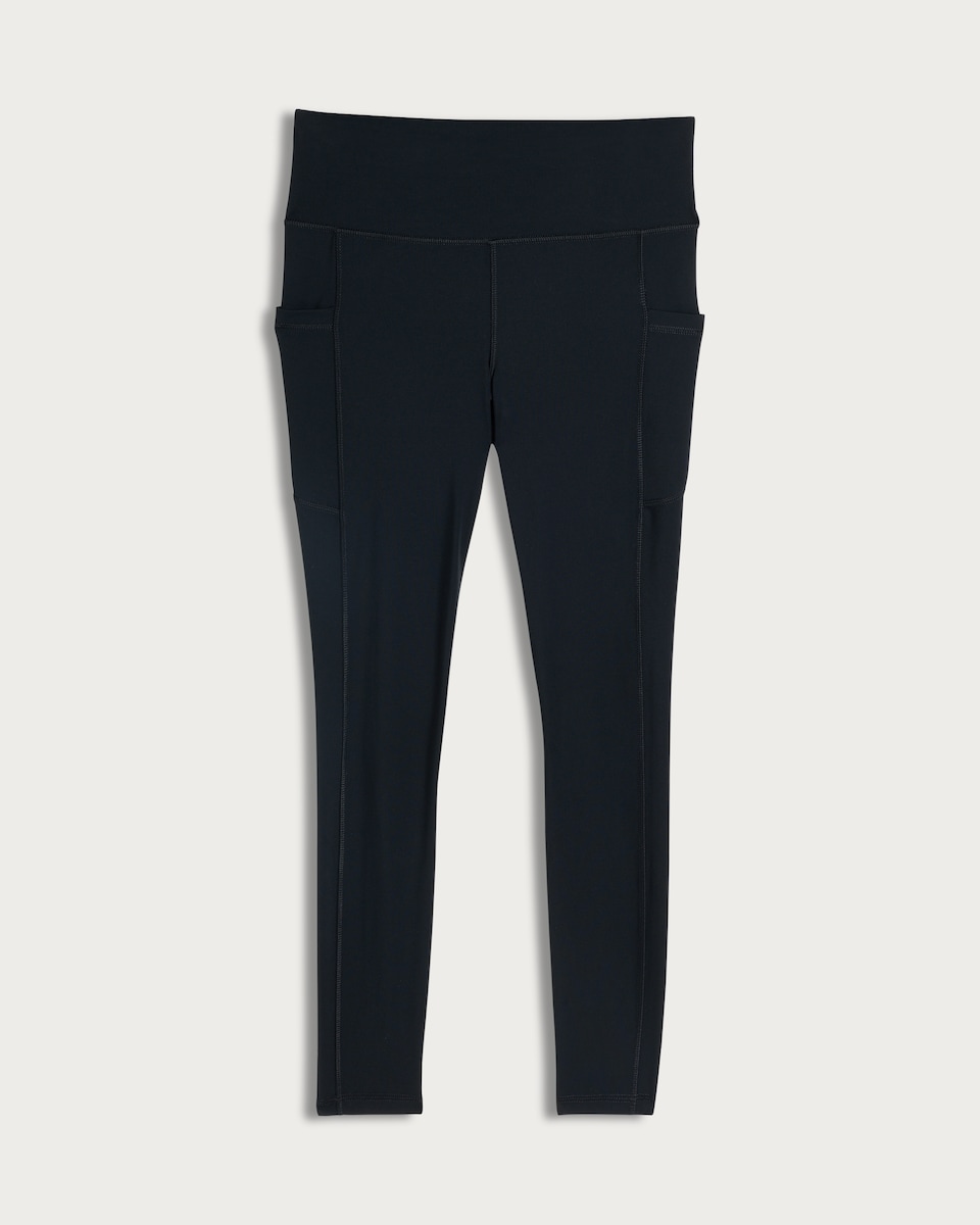 image 1 of F&F Active ULTRAMOVE High Waisted Pocket Leggings in Black