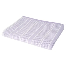 West Park Lavender Check Bath Sheet