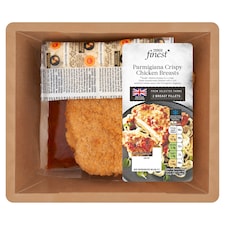 Tesco Finest Parmesan Parmigiana Crispy Chicken Breasts 420g