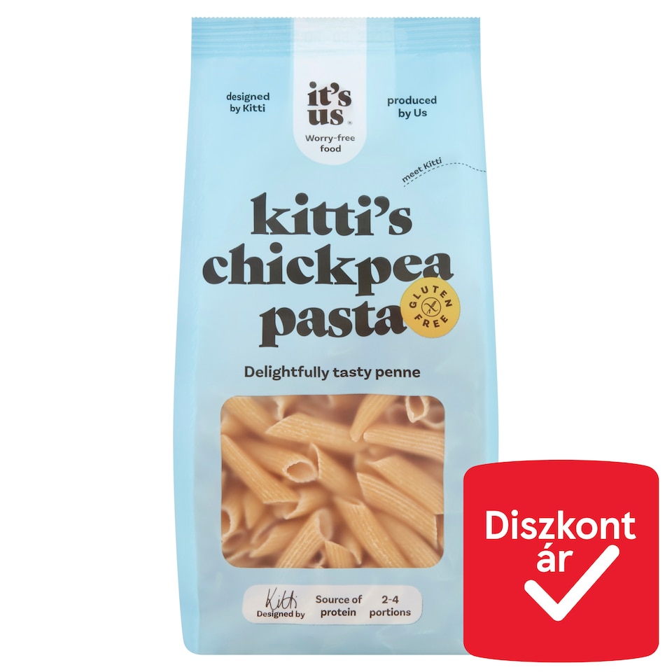 It's Us Penne gluténmentes csicseriborsó száraztészta 250 g  1. kép