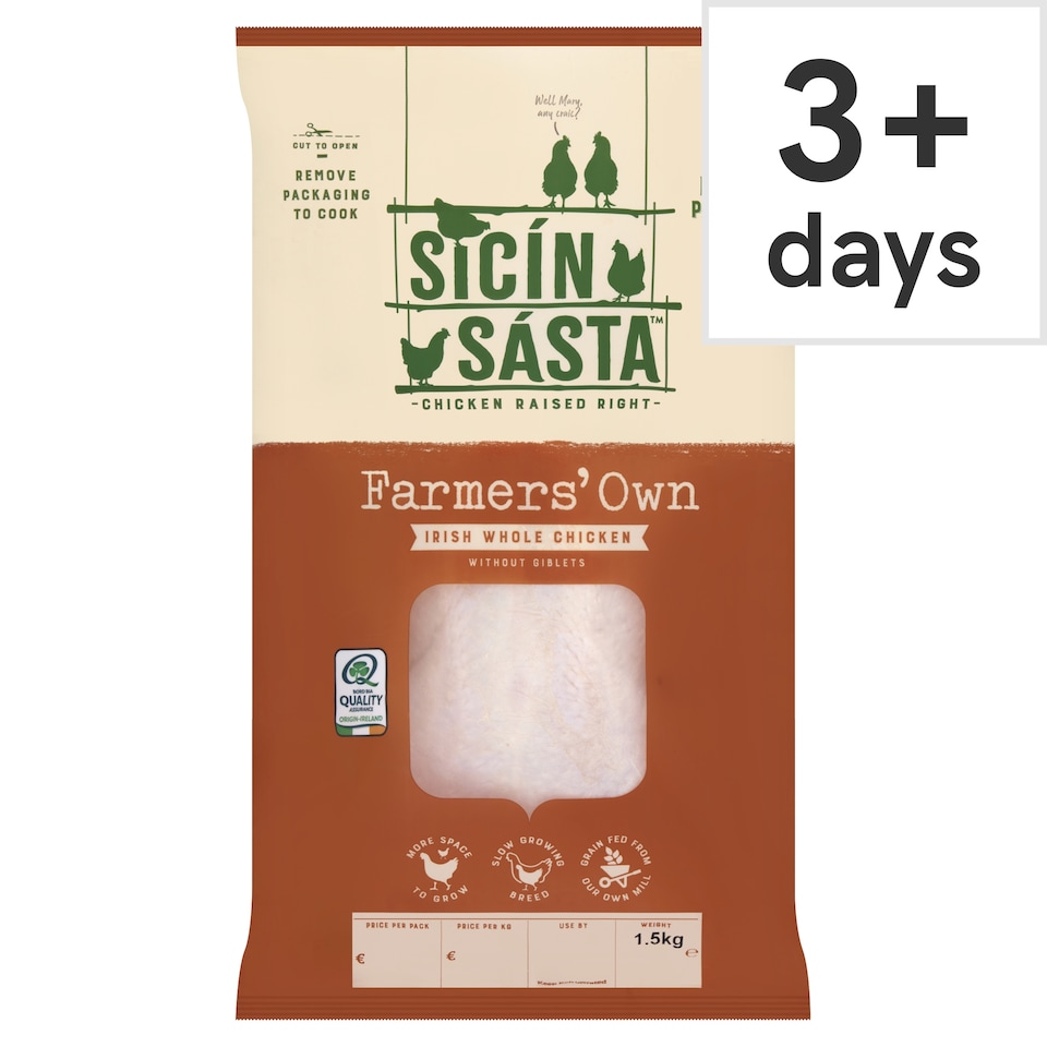 Sicin Sasta Farmers Own Irish Whole Chicken 1.5kg