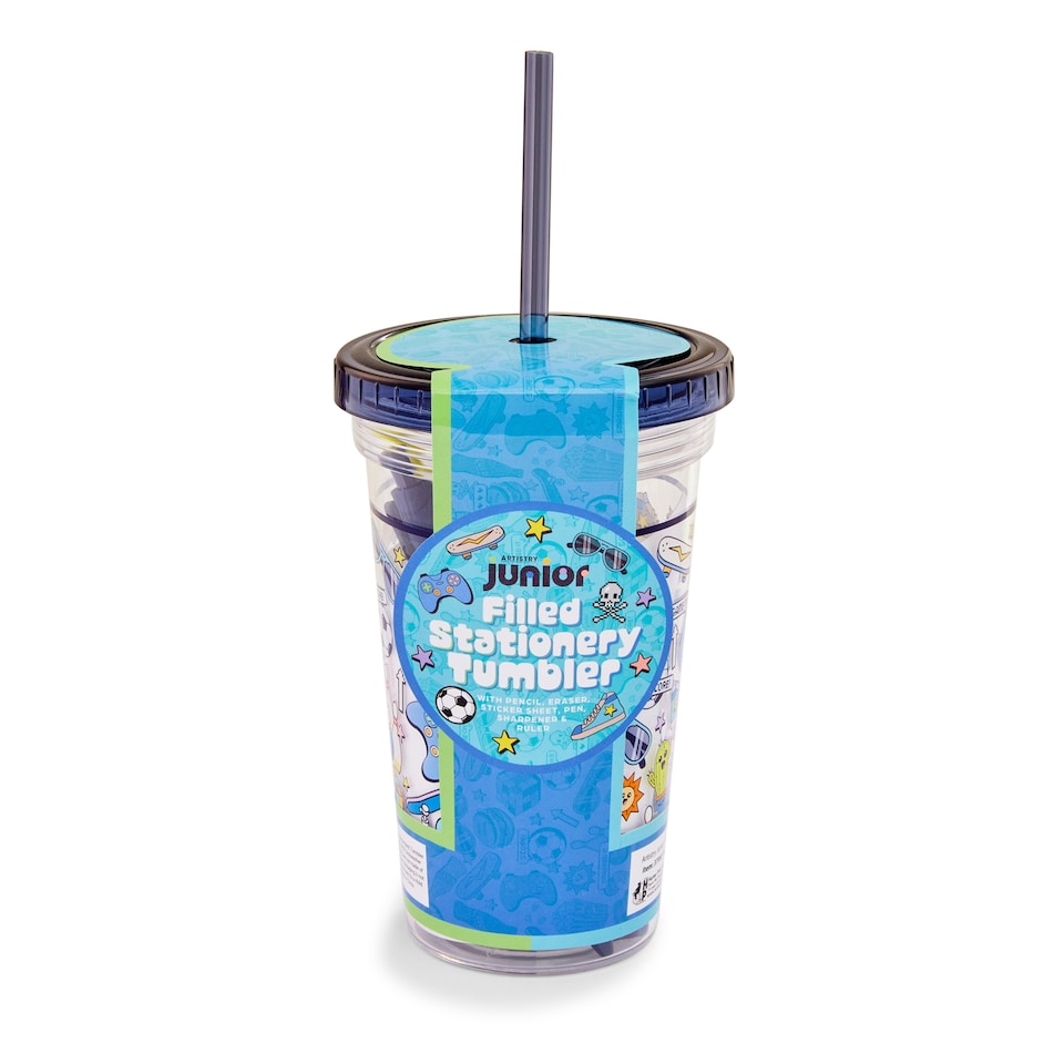 image 1 of Artistry Junior Filled Stationery Tumbler Blue